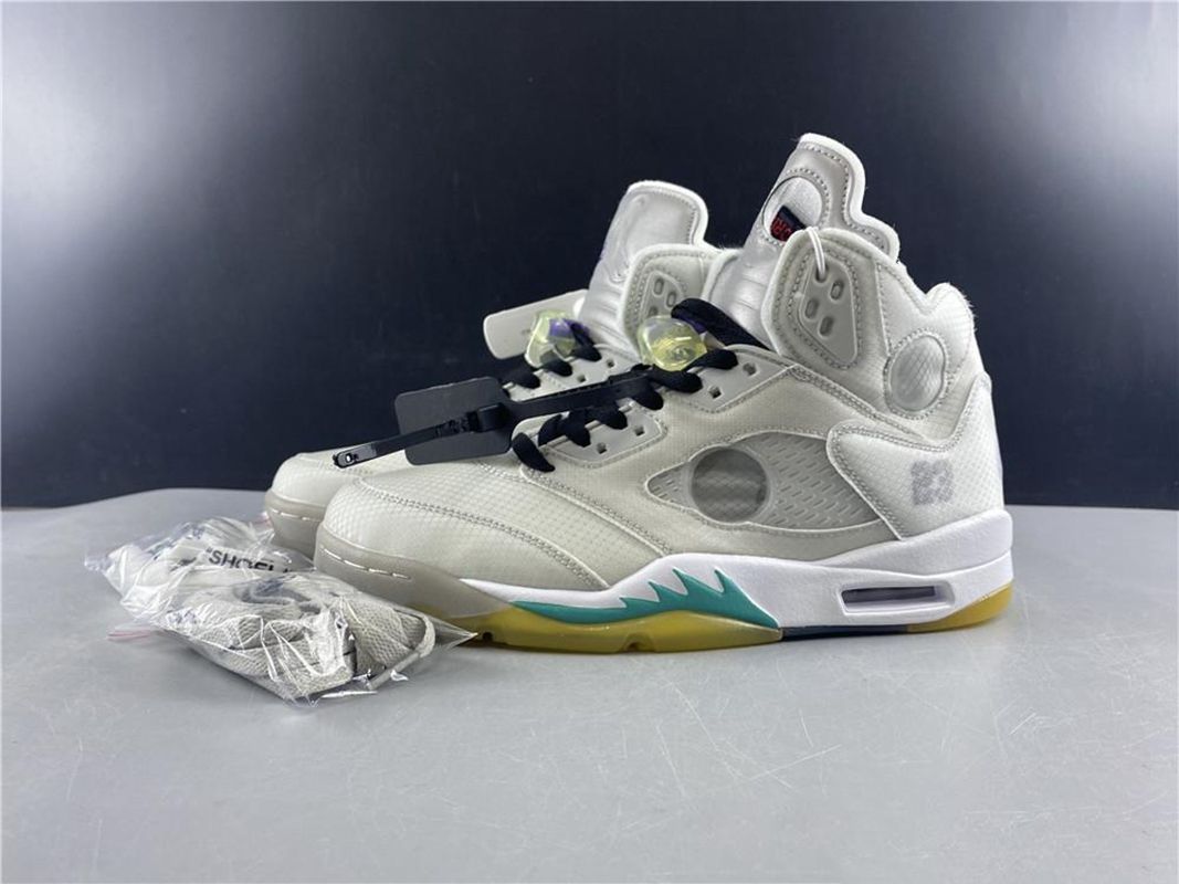 Compra OFF WHITE X AIR JORDAN 5 RETRO SP 2020 Zapatos De Los Nuevos Hombres  5S Baloncesto Off 5 3M Verde Naranja Blanco Deporte Mejor Calidad De Diseño  En Las Zapatillas De