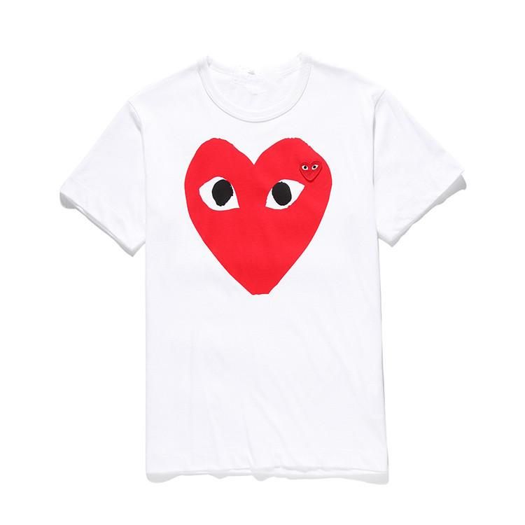 comme des garçons t shirt homme bleu
