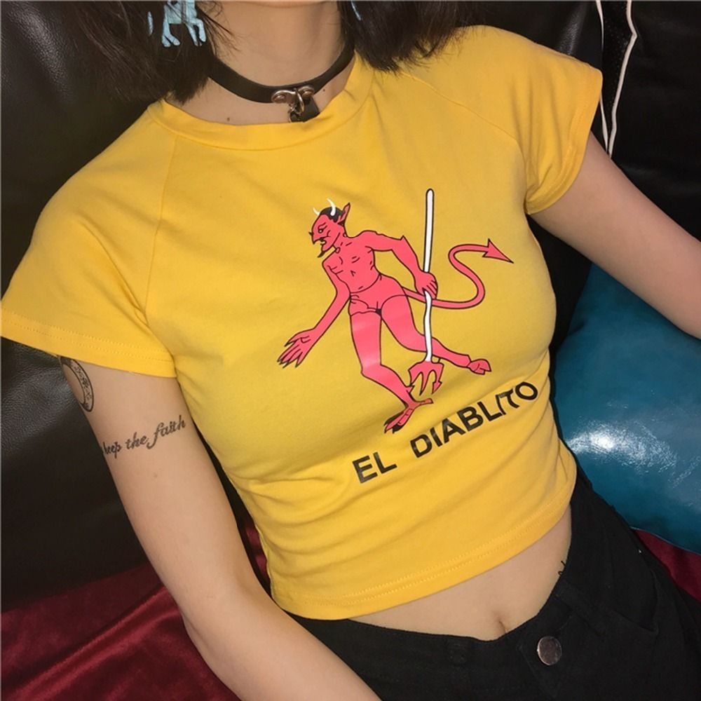 el diablito crop top