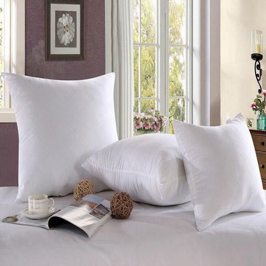 White Polyester Decorative Square Pillow Insert Form Cushion Stuff