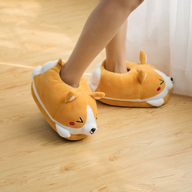 Acquistare Pantofole Homen Pantofole Corgi Peluche Invernali Femminili  Calde Scarpe Da Interno Donna Pantofole Adulti Divertenti Divertenti  Zapatillas Piatte Donna Economico | Consegna Veloce E Qualità | It.Dhgate
