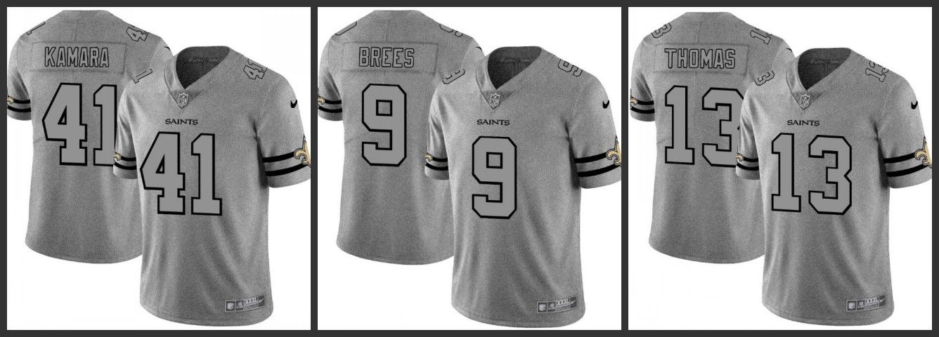 grey saints jersey