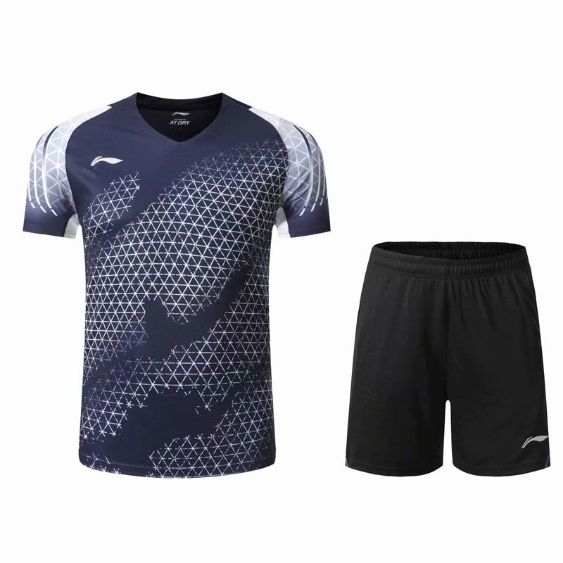 2020 Nueva camisa de Li-Ning deportes de bádminton camisetas hombres / mujeres ropa, polyeater mesa