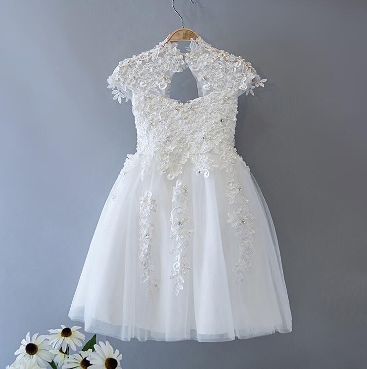 tulle baptism dress