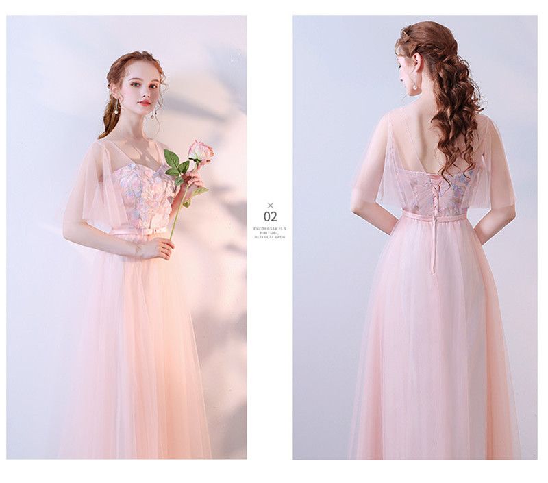 pink summer dress for wedding