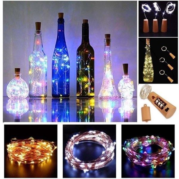 Grosshandel 3er Pack Weinflasche Kork Lichter Kupfer Led Licht Streifen 20 Microled Draht Sternenseil Lampe Kit Diy Batterie Betreiben Von Kowfordtrading 1 64 Auf De Dhgate Com Dhgate