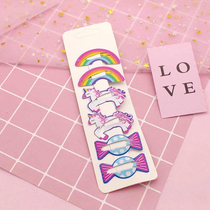 Lovely Kids Pineapple Fruit Cartoon Paint Hair Accessories Hairpins BB Hair Clip