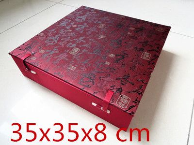 vermelho 35x35x8cm