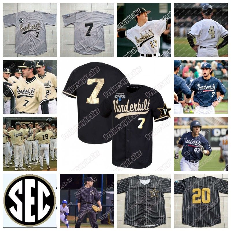 vanderbilt baseball jersey for sale