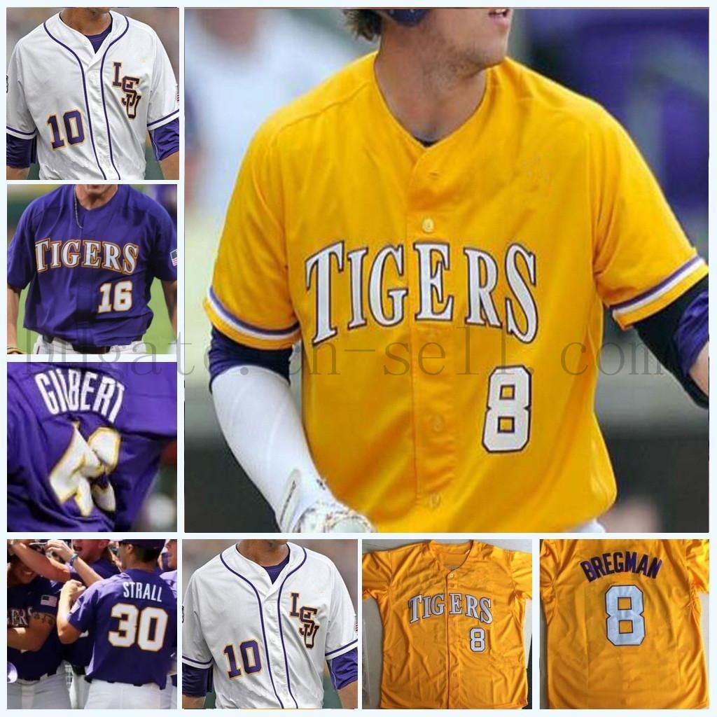 alex bregman lsu baseball jersey