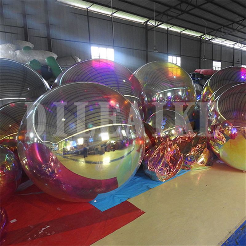 2020 Reflective 3M Diameter Giant Inflatable Mirror Ball Balloon