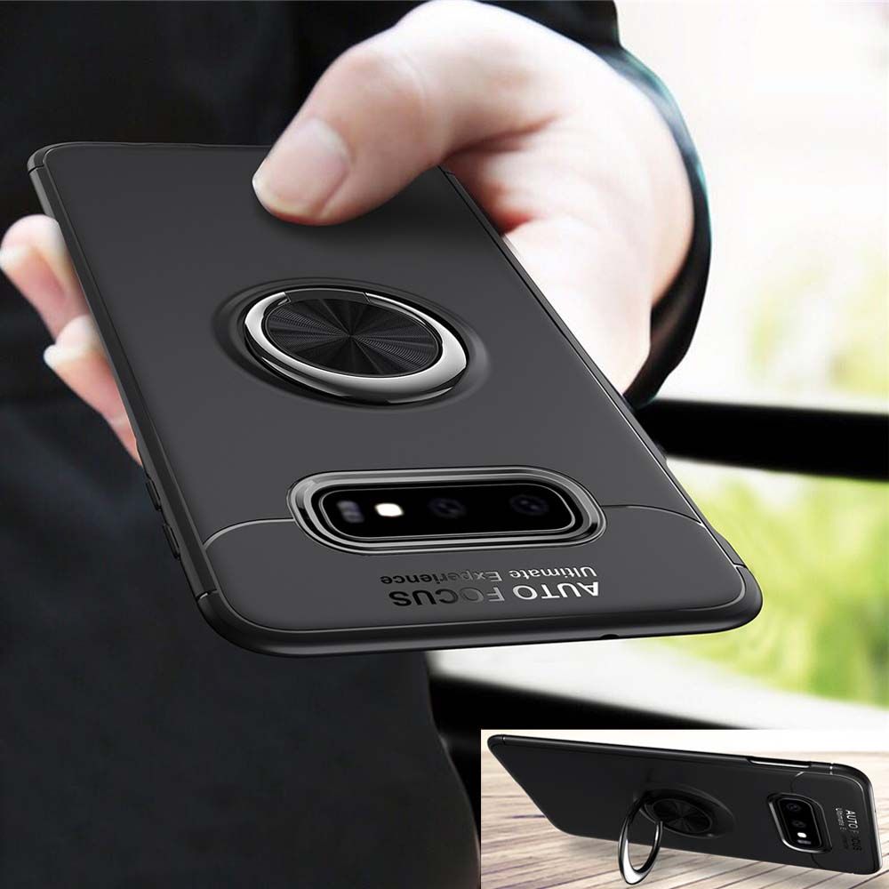 Melhor E Mais Barato Cases Para Celulares Para Samsung Galaxy S10 S10E Soft  Case Capa De Silicone Anel Magnético Para Samsung Galaxy S10 Plus S 10 A50  A30 A70 ACASE Tampa Para