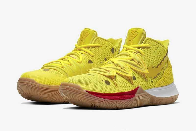 Kyrie 5 Spongebob Patrick Star Shoes with Free Socks