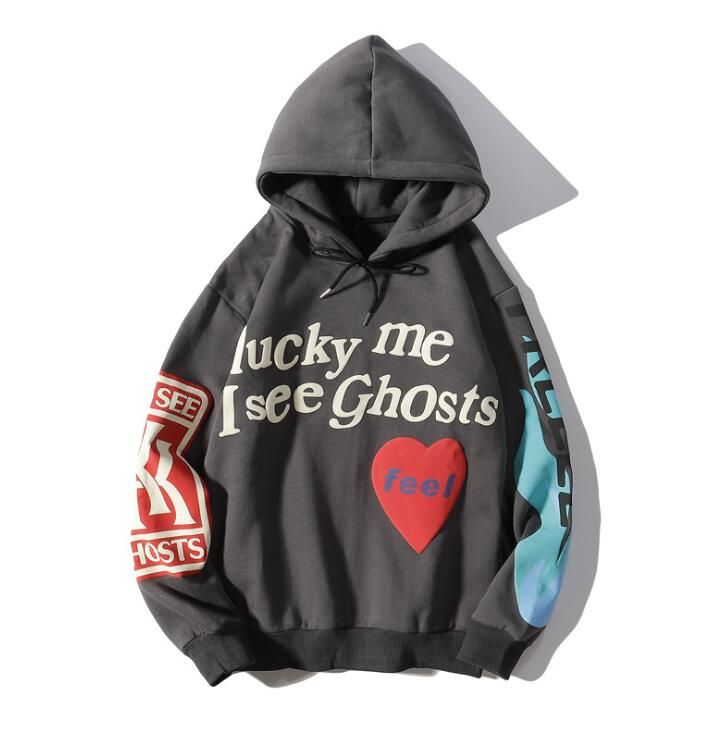 lucky me i see ghosts real moletom com capuz