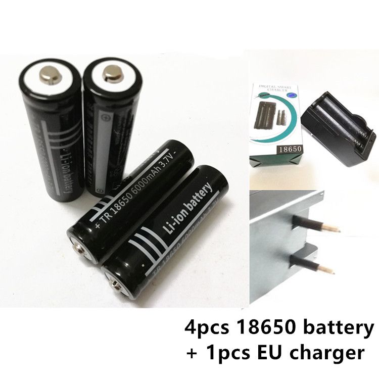 Li Ion Battery 18650 6000mah 3 7v Battery Us Eu 18650 Dual Battery Charger 510 Usb Charger A Portable Charger From Pilot163 7 89 Dhgate Com