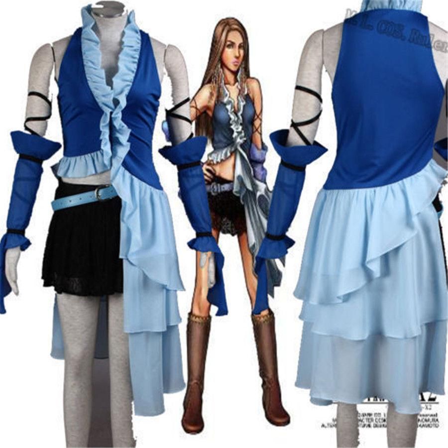 FF X-2 Final Fantasy Yuna Lenne Cosplay costume Kostüm Songstress Sängerin 