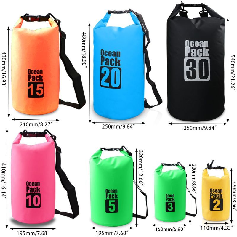 dry bolsas for rafting