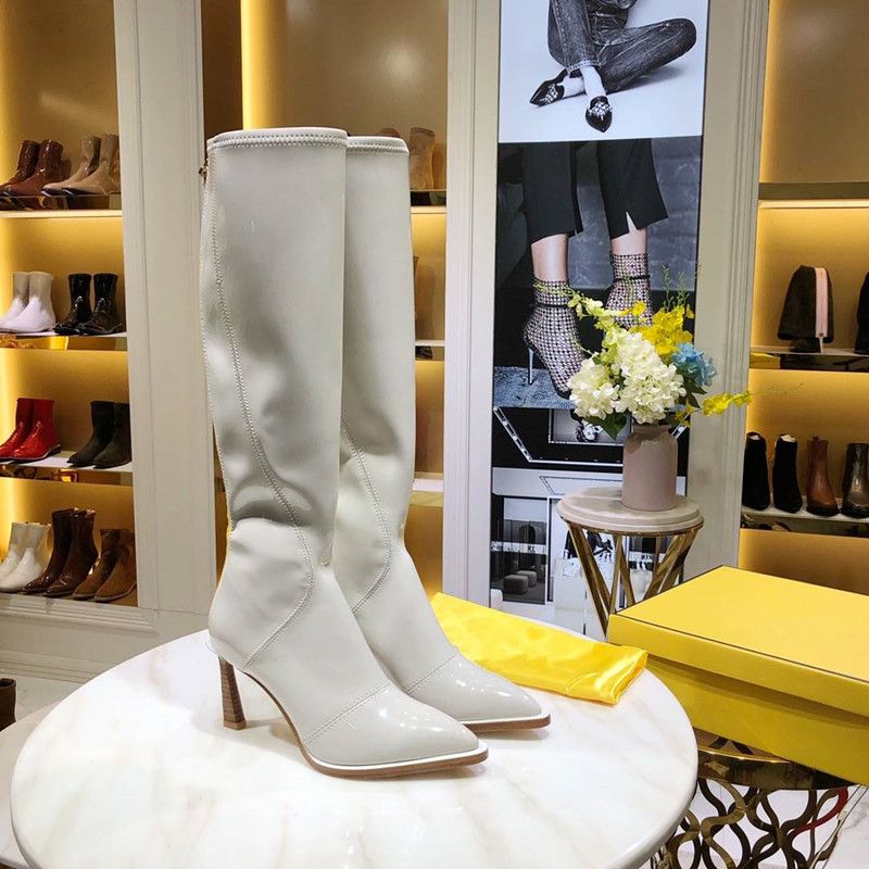 neoprene knee high boots