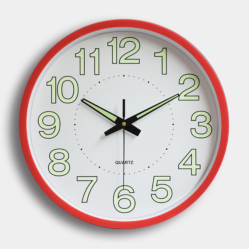 Clock rouge Luminova 12 pouces