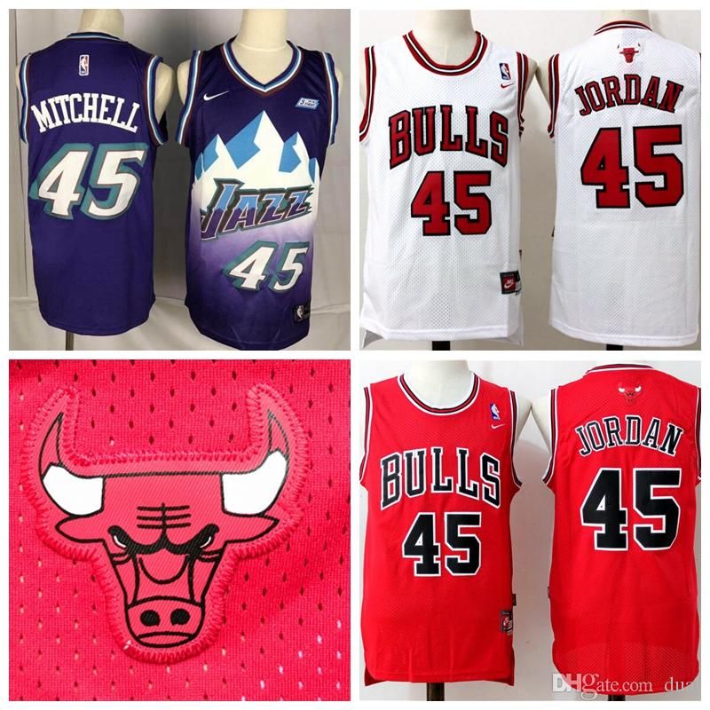 red and white jordan jersey
