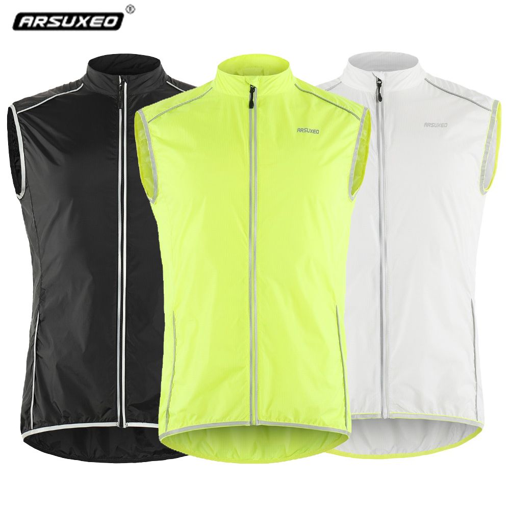 hi vis cycling gilet