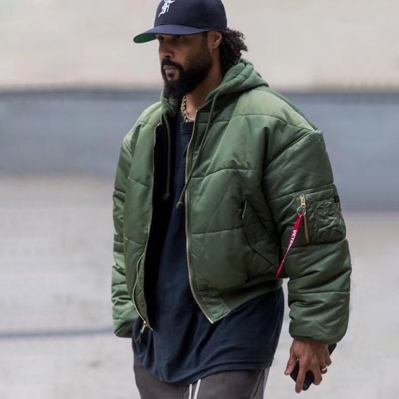 alpha industries oversized bomber jacket