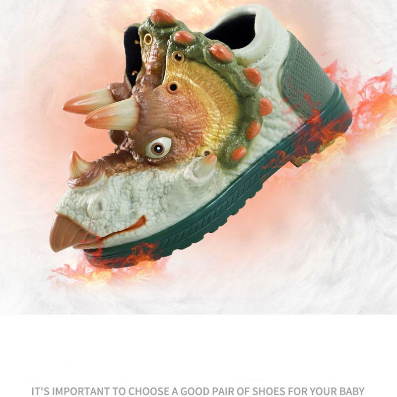 2020 Nuevos arrivel creativos dinosaurio zapatos niños zapatos de los bebés varones deportes de los