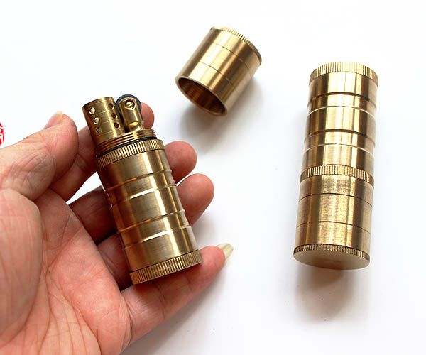 Satin Al El Yapimi Edc Acik Kamp Pirinc Gazyagi Cakmak Su Gecirmez Muhur Diy Agir Pirinc Tl757 38 Dhgate Comda