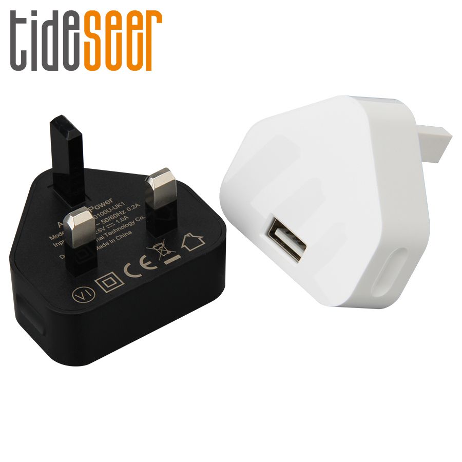Phones Wall Charger Station 1 Port USB Wall Charger UK Plug CE CB