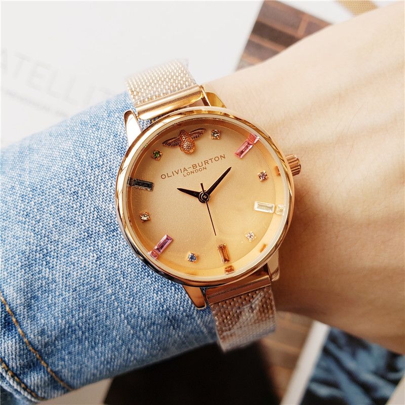 Quartz Battery Wristwatches Olivia Burton Womens Watches Quartz Casual Watch Stainless Steel Male Clock Relogio Masculino Men Brand Watche Cheap Branded Watches Buy Cheap Watches Online From Macmvp 15 23 Dhgate Com