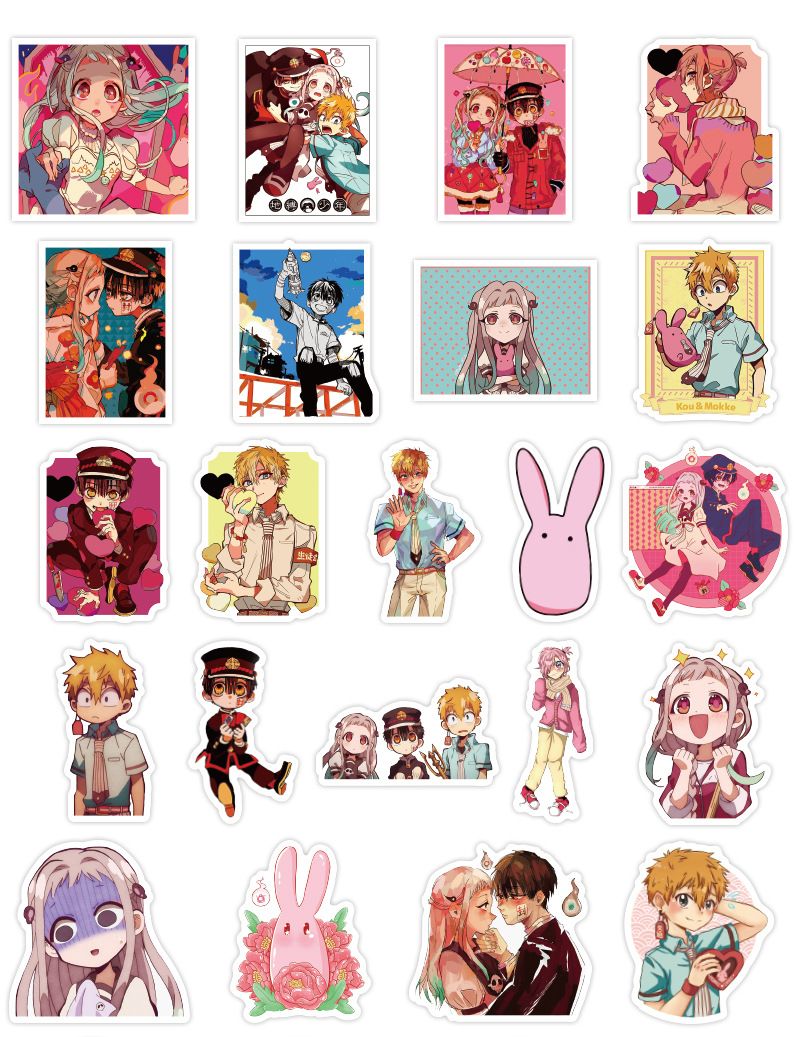 wholesale and retail toilet bound hanako kun waterproof anime stickers graffiti for diy sticker on suitcase luggage laptop bicycle skateboard car from victoriaport 1 51 dhgate com