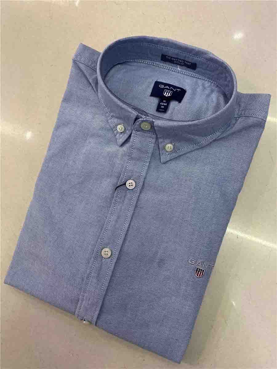Shop Mens Casual Shirts Online, GANT New Mens Shirt Mens Designer Button Shirts GT Brand Oxford Spinning Long Sleeve Polo Shirt Classic Casual Lapel High Quality Shirt With As Cheap As