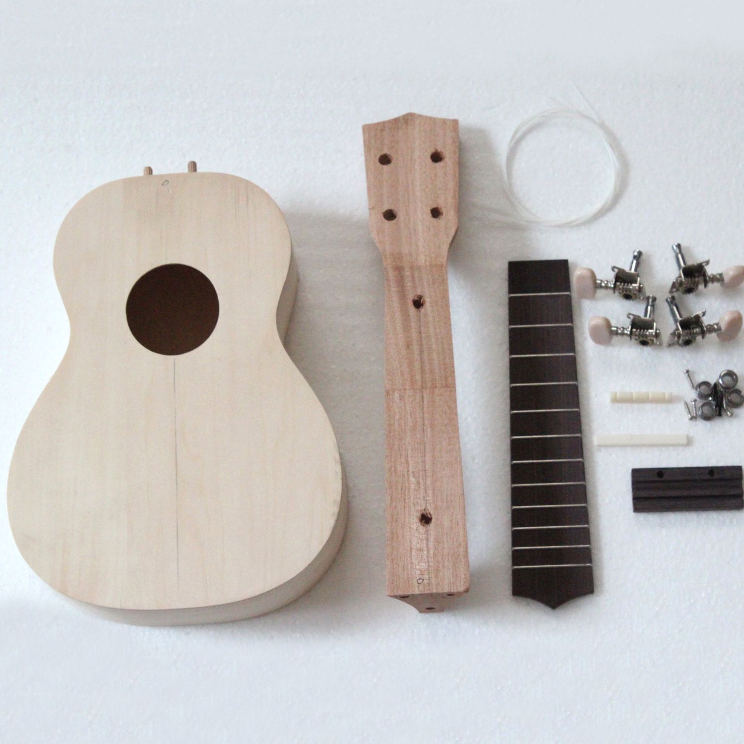 Diy Ukulele Make Your Own Soprano Kit21in Electric Guitar Soprano Ukulele Kit21in Electric Guitar