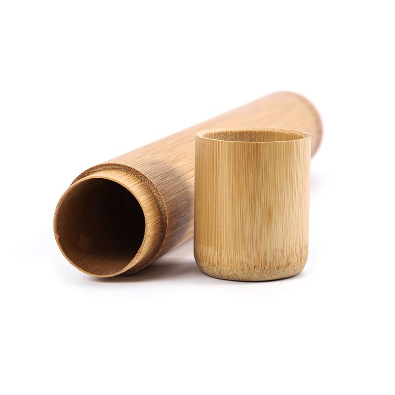 16cm diş fırçası bambu kılıf