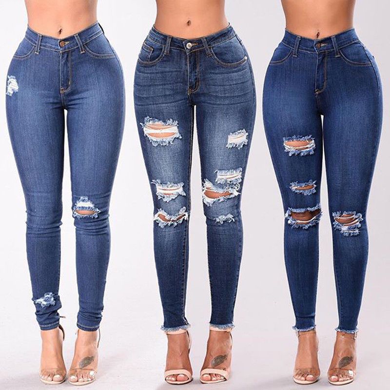 ladies stretch jeans