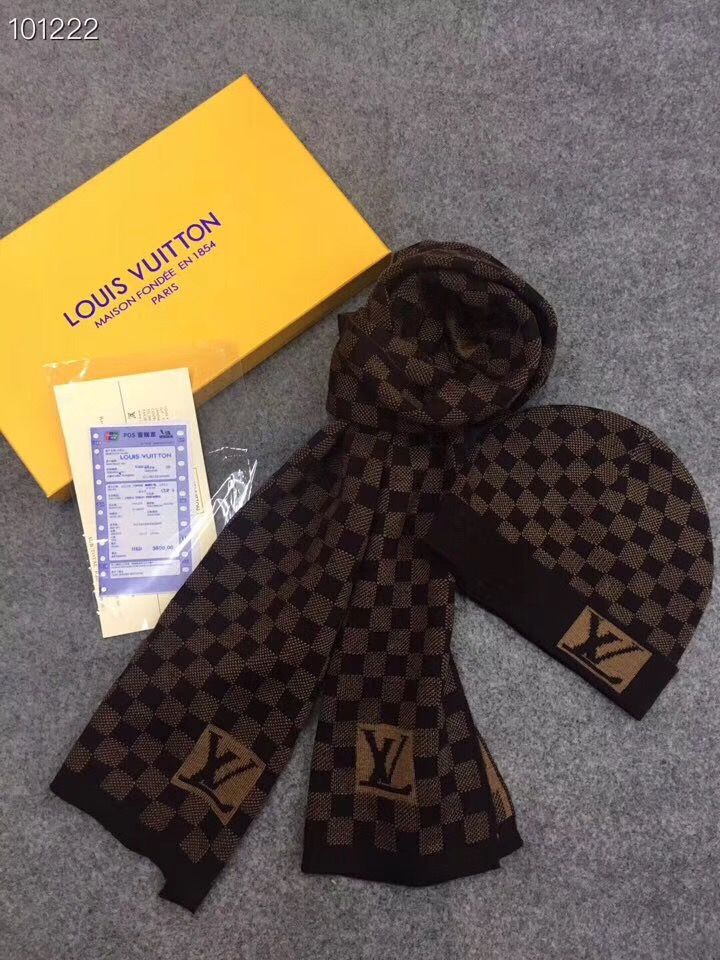 Black And Gold Lv Scarf  Natural Resource Department