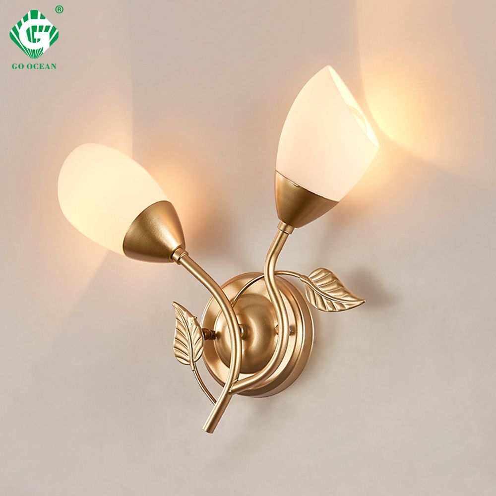 compre lampara de pared unica 220v led de pared luces decorativas para el dormitorio del hogar del hotel art cubierta del aplique de lamparas de