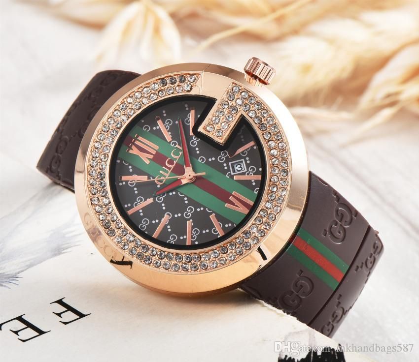 Hot Luxury Watches For Men And Women Fashion Casual High Qulity&#13;GUCCI&#13; Watches Quartz Movement Couple Watches And Clocks Rubber Belt From Mkhandbags587, $24.88 DHgate.Com
