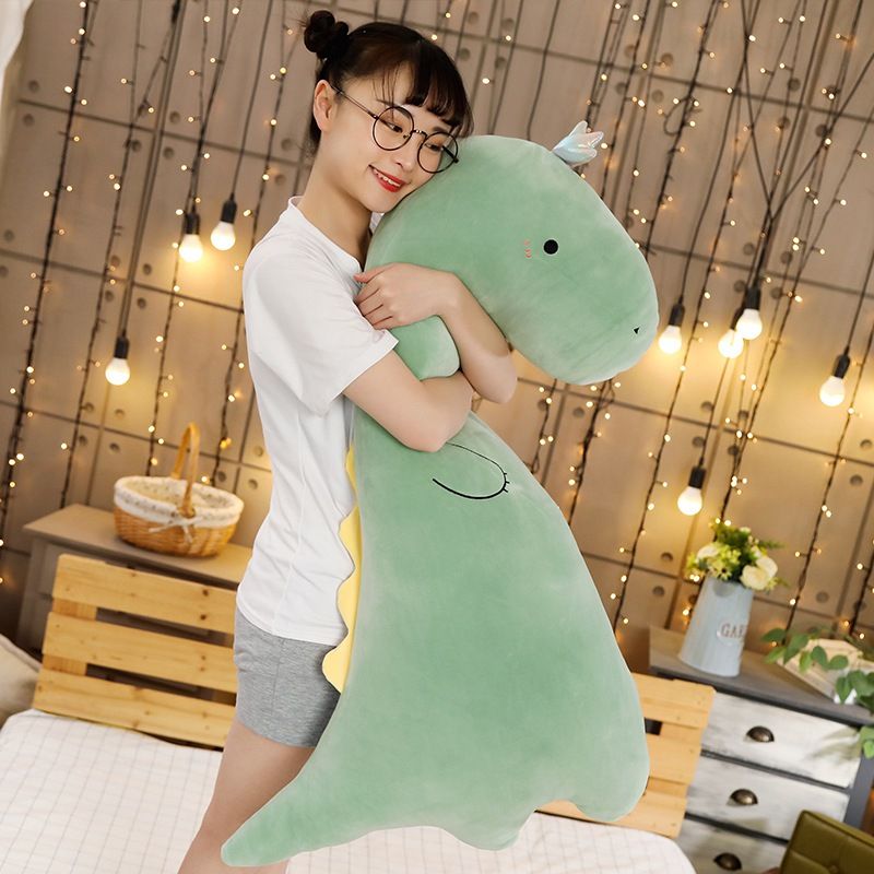 dinosaur plush pillow