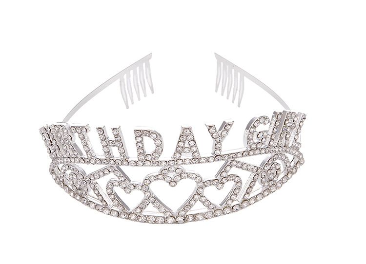 birthday girl rhinestone tiara