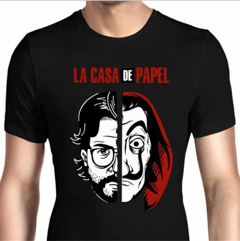 money heist printed t shirt