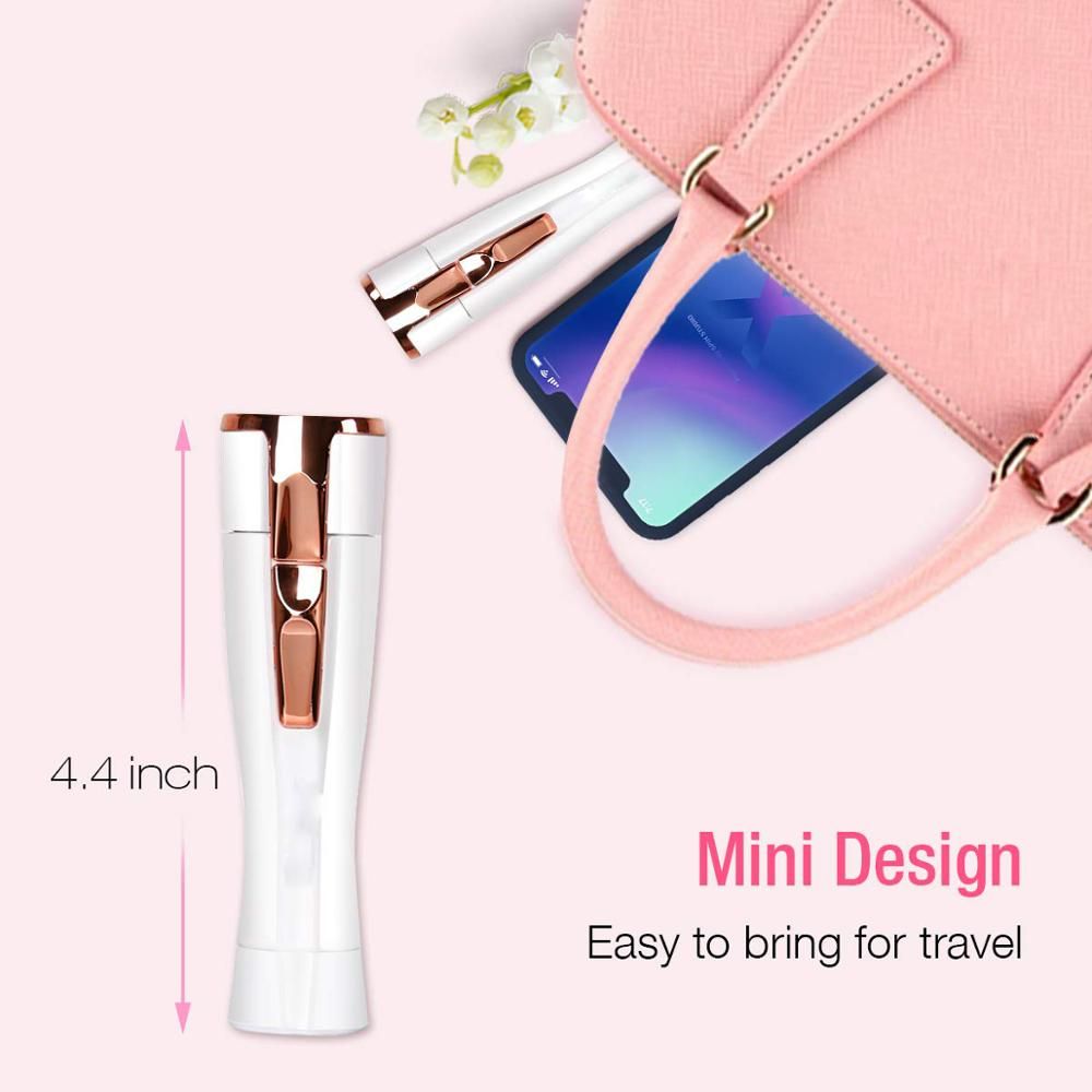 New Woman Face Eyebrow Epilator Pocket Pen Mini Hair Remover Machine