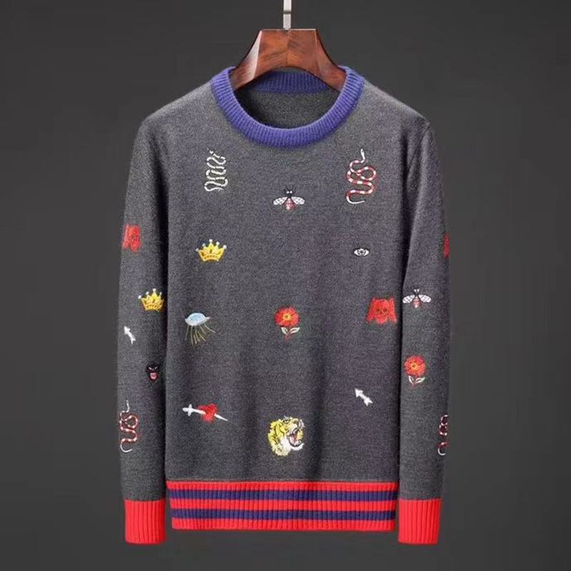 Acquistare Maglioni Uomo Moda Pullover Maglione Uomo Di Marca Snake Ricamo  Maglieria Manica Lunga Designer Felpa Inverno Mens Abbigliamento Girocollo  Economico | Consegna Veloce E Qualità | It.Dhgate