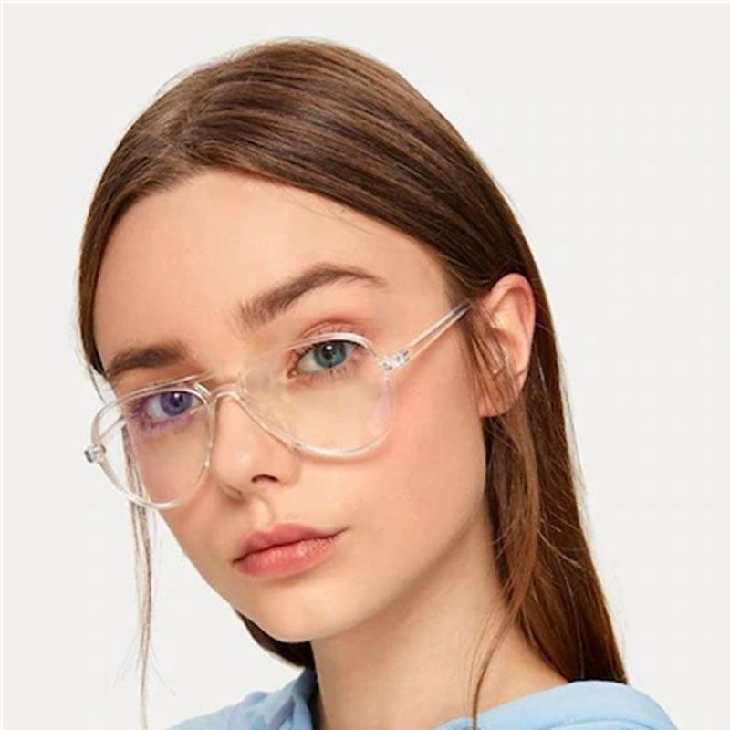 plastic clear glasses frames