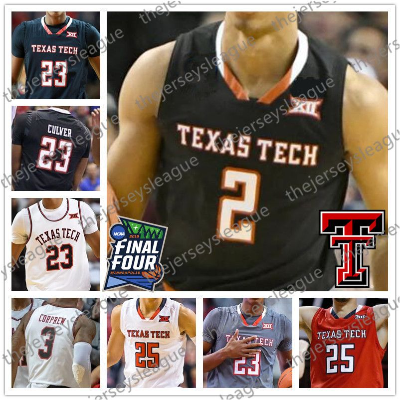 Texas Tech Basketball Jersey Black / Texas Tech Gear Texas Tech Red