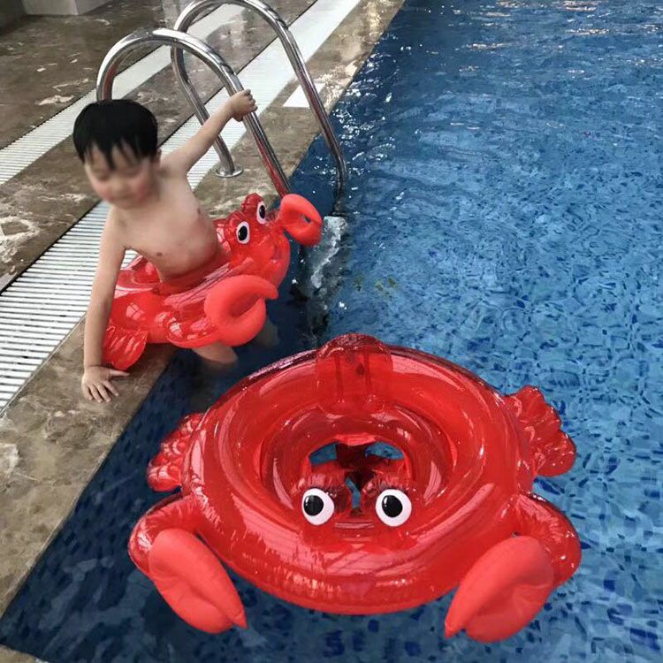 2021 Baby Swimming Circle Crab Seat Ring Pool Toys Inflatable Floating Row Air Inflation Mattress Water Fun Pool Party For Child Boia Piscina From Jianpin 22 52 Dhgate Com