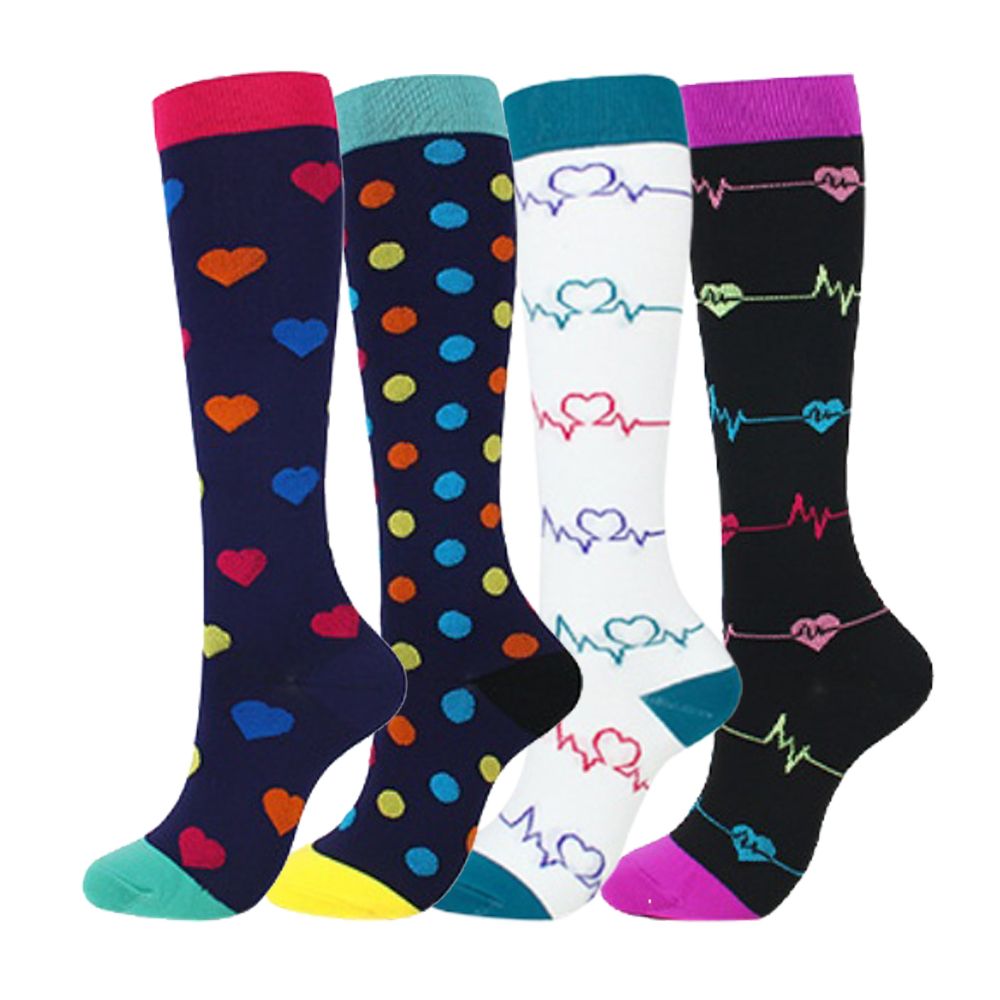 2020 Compression Socks Knee High Anti Fatigue Flight Running Varicose For Men Ladies Leg High Long Running Cycling Stockings From Wangxiaofeng806