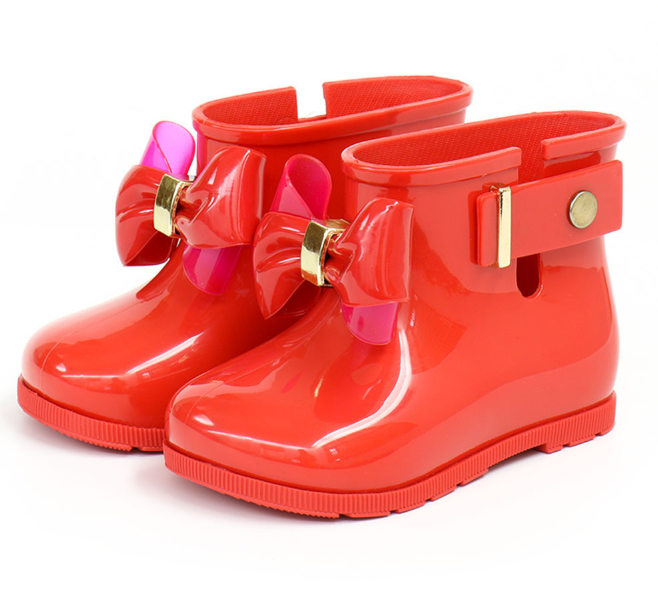 baby red boots