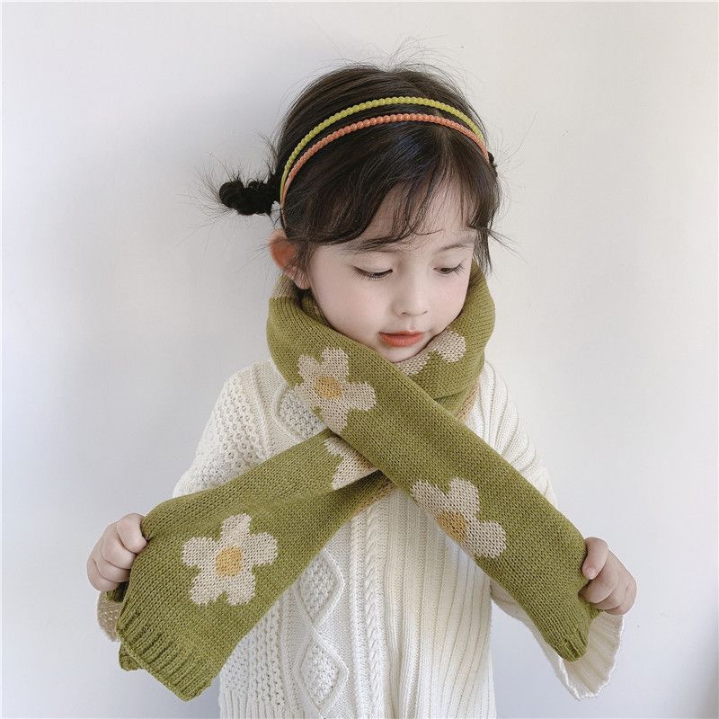 Baby Toddler Kids Boys GirlsWinter Warm Knit Crocheted Neckerchief Shawl Scarf