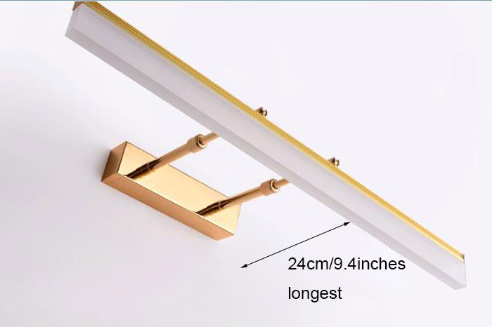 Hedendaags 2020 Vintage Stretchable LED Vanity Light Gold LED Cabinet Mirror GI-75